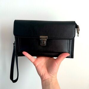 Everyday Black Clutch